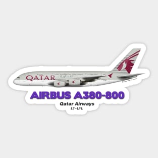 Airbus A380-800 - Qatar Airways Sticker